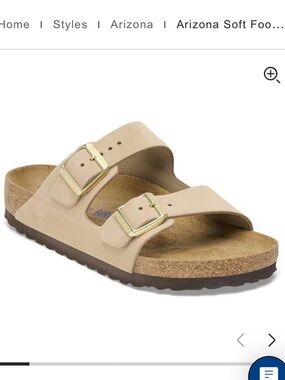 Birkenstock Arizona in Sandcastle